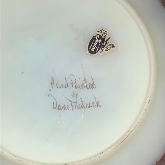 FENTON Art Glass D. Fredrick Mountain Reflections - Picture 10 of 11